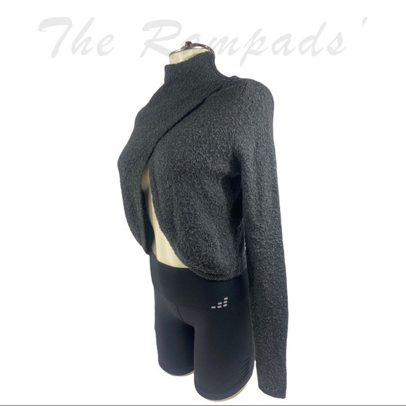 Leith Gray TurtleneckCross Layered Sweater Size XS - Picture 3 of 8